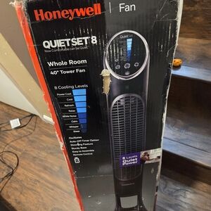 Honeywell QuietSet 8-Speed Whole-Room Tower Fan. 